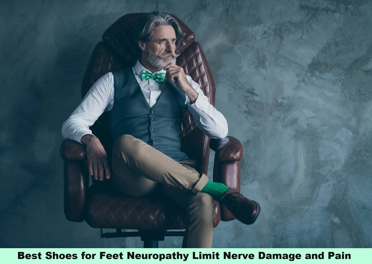 The best shoes for feet and legs Neuropathy helps to absorb shock, reducing nerve pain and minimizing foot pain and leg pain.